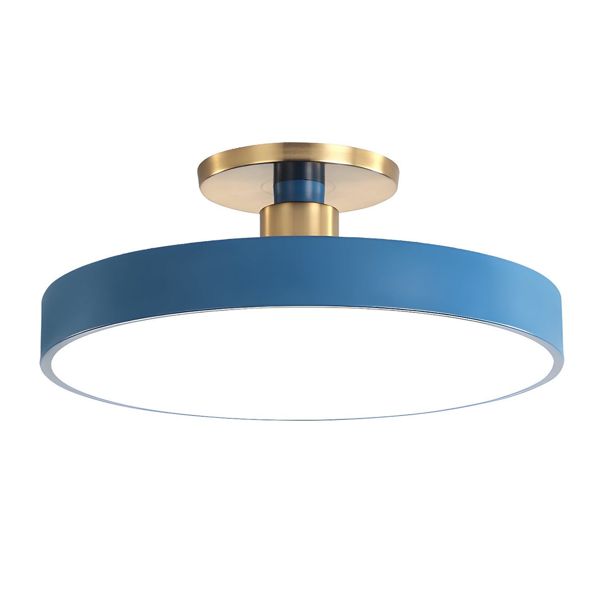 Aureiella Ceiling Lamp Flush Mount Black and Gold Modern