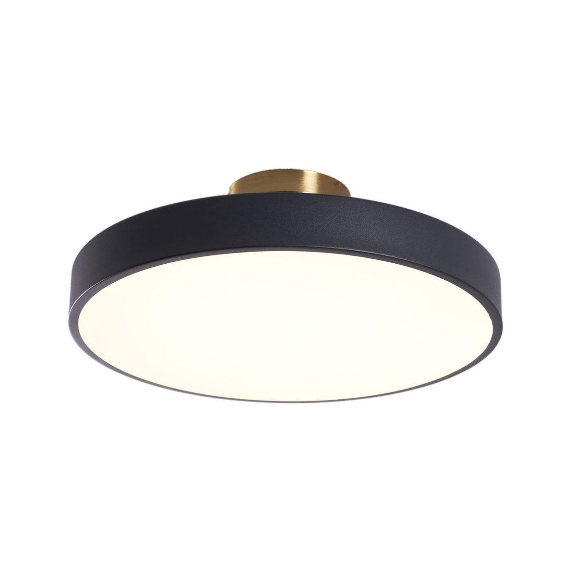 Aureiella Ceiling Lamp Flush Mount Black and Gold Modern