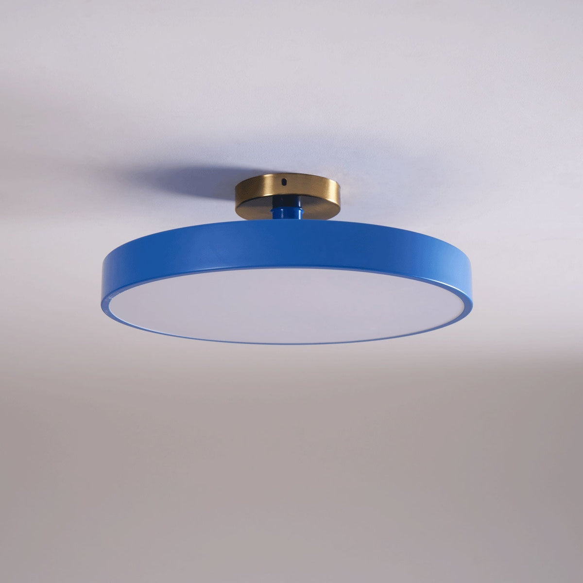 Aureiella Ceiling Lamp Flush Mount Black and Gold Modern