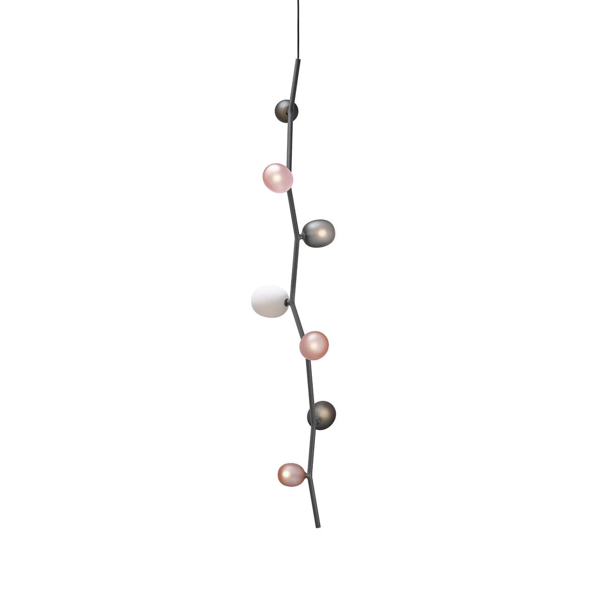 Velirena Vertical Glass Pendant Lamp
