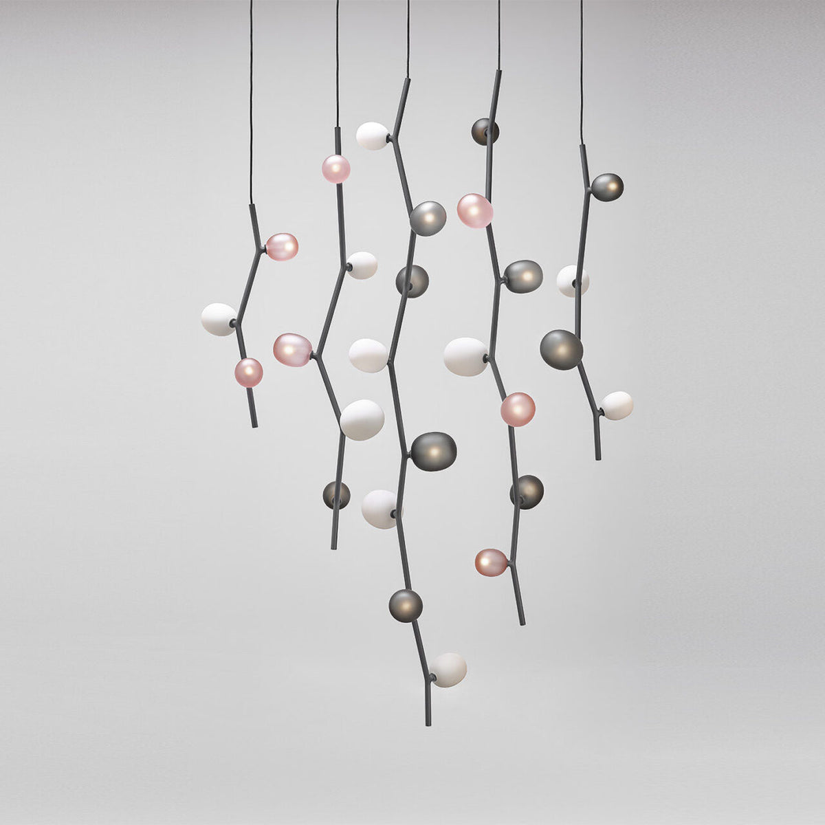 Velirena Vertical Glass Pendant Lamp