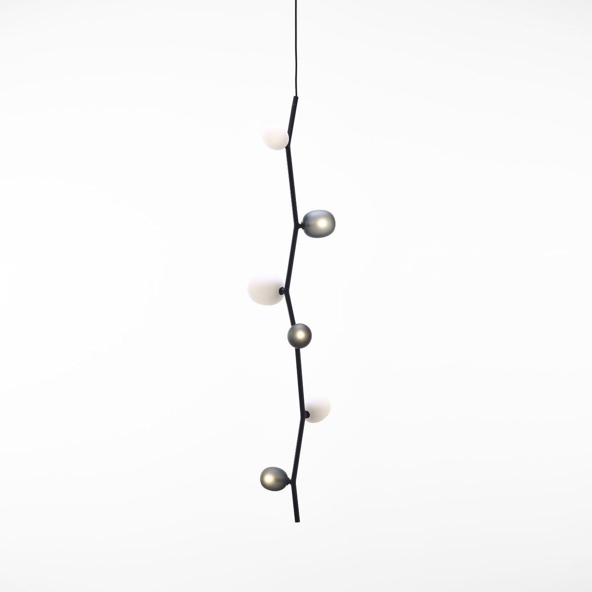 Velirena Vertical Glass Pendant Lamp