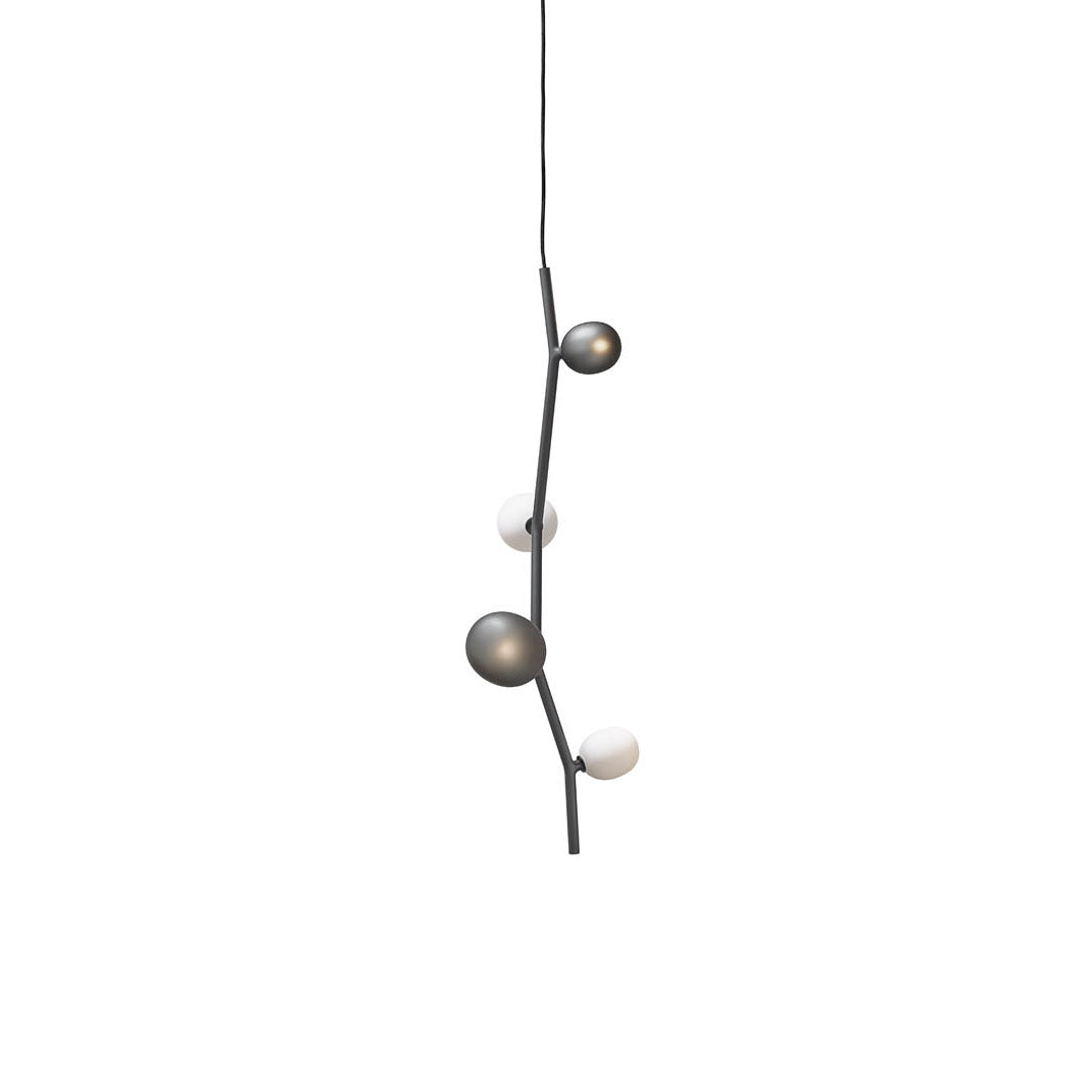 Velirena Vertical Glass Pendant Lamp