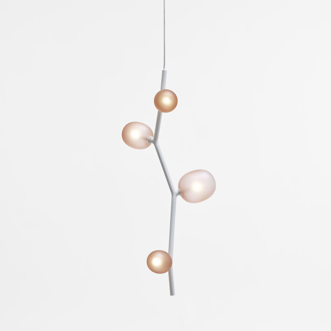 Velirena Vertical Glass Pendant Lamp