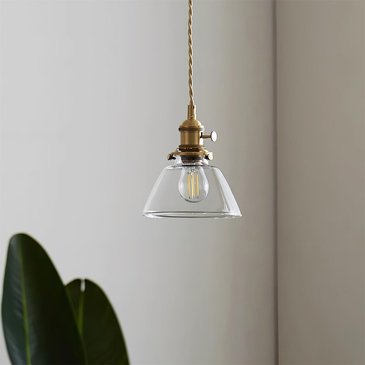 Kexo Clear Glass Pendant Light