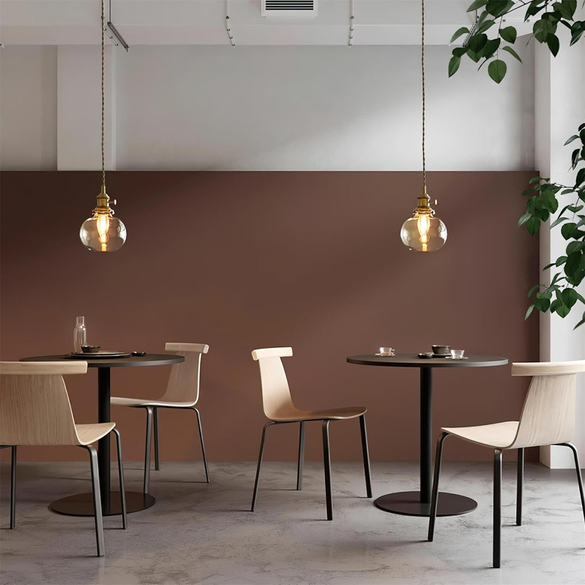 Kexo Clear Glass Pendant Light