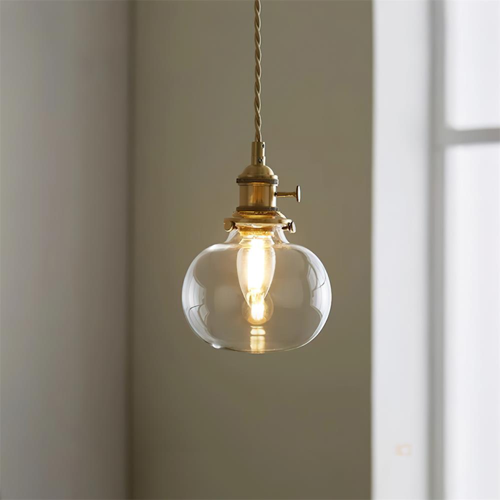 Kexo Clear Glass Pendant Light
