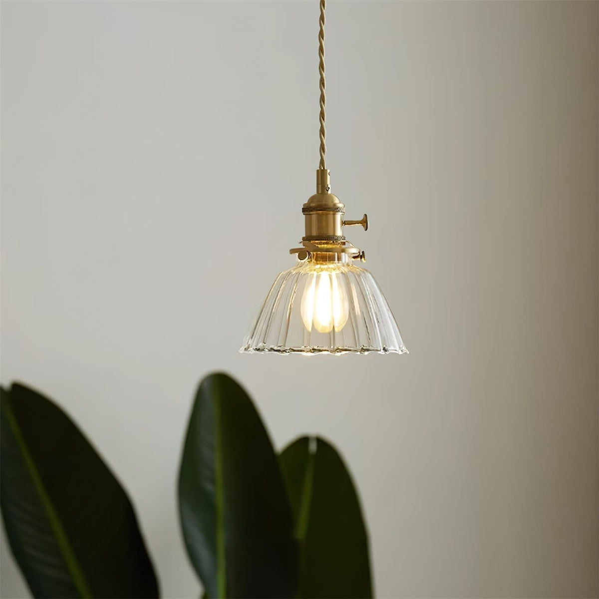 Kexo Clear Glass Pendant Light