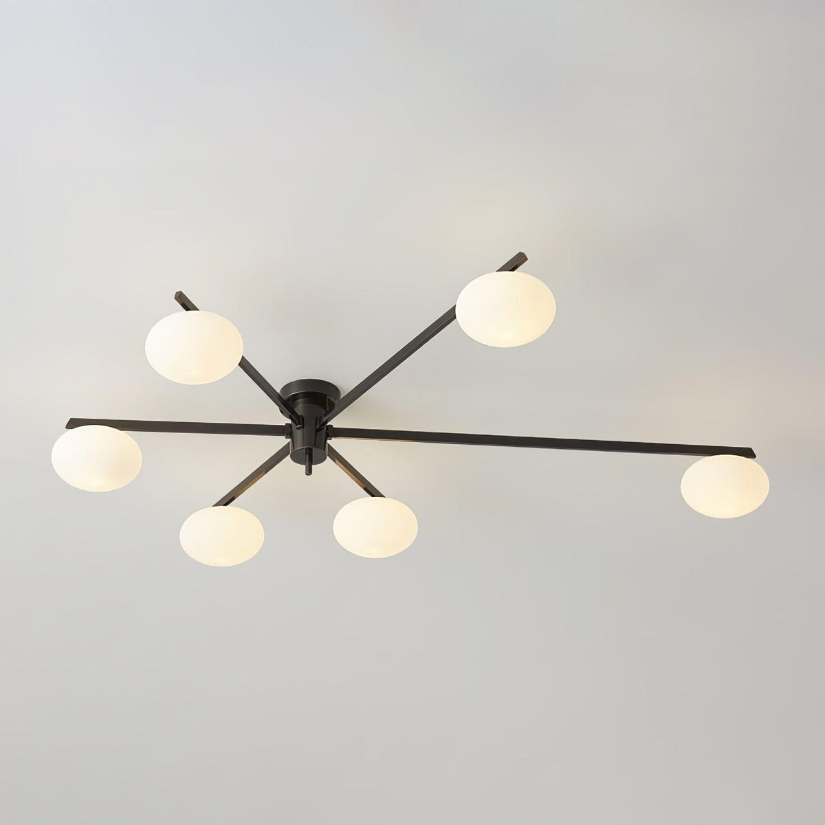 Jatolel Modern Glass Black Ceiling Light