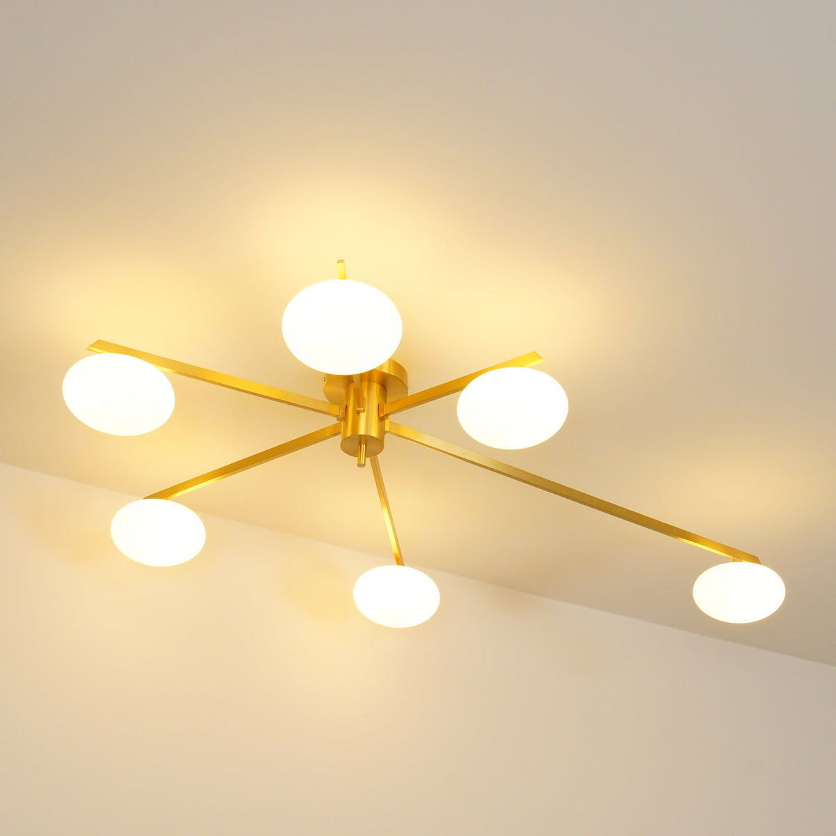 Jatolel Modern Glass Black Ceiling Light