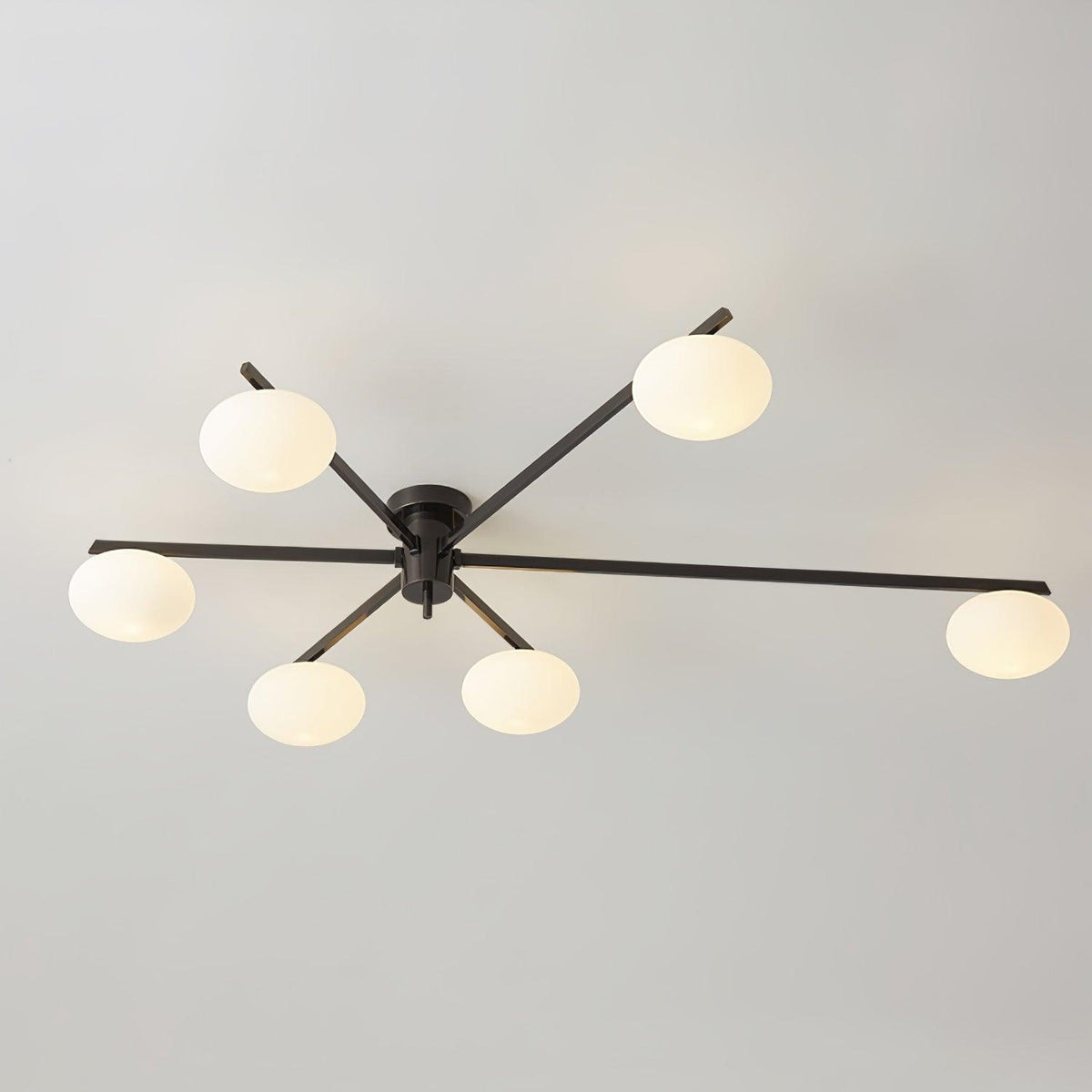 Jatolel Modern Glass Black Ceiling Light