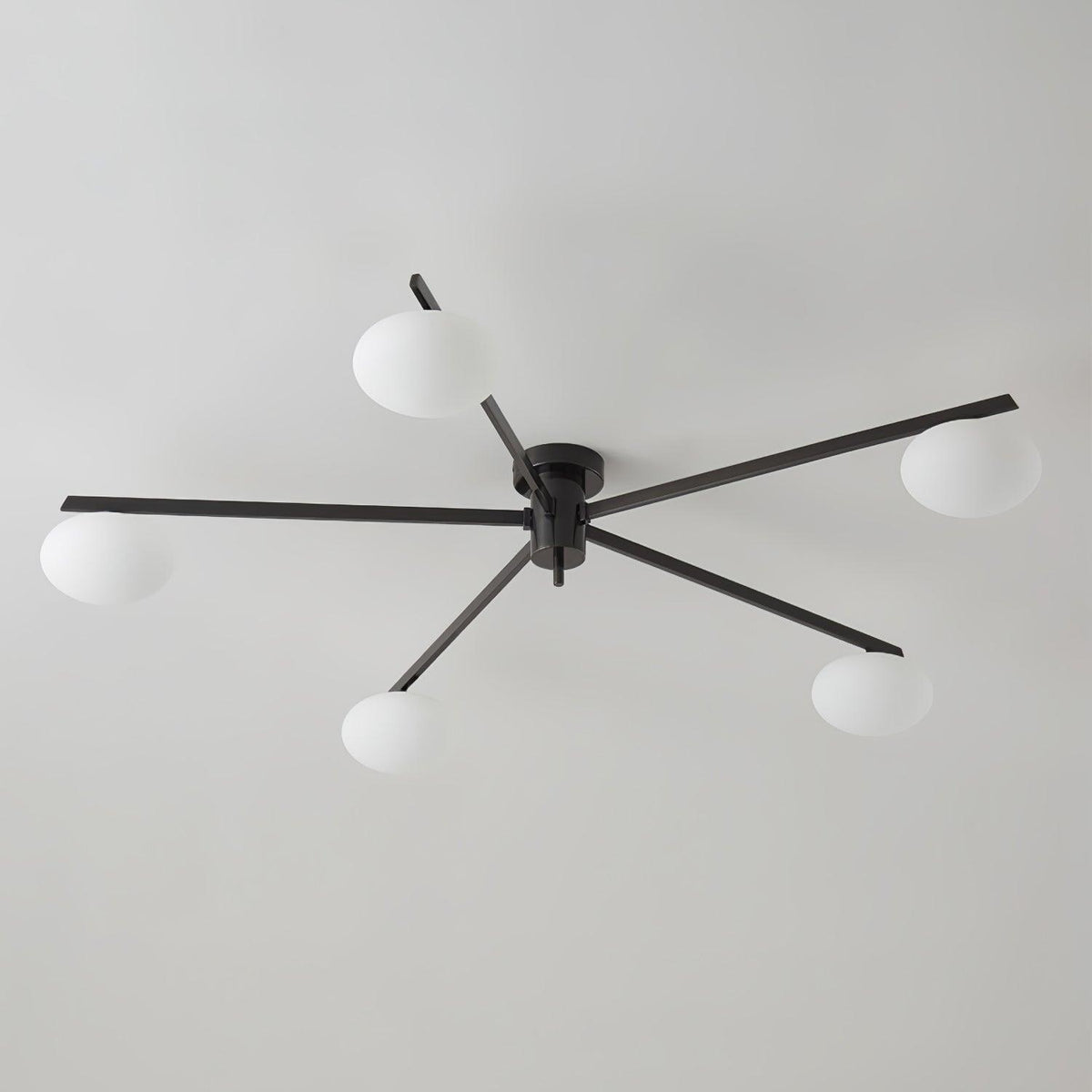Jatolel Modern Glass Black Ceiling Light