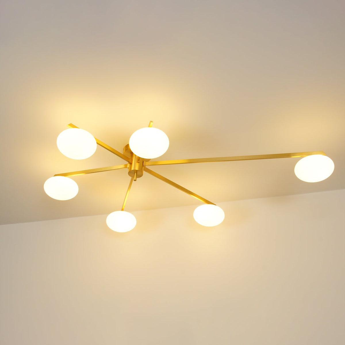 Jatolel Modern Glass Black Ceiling Light