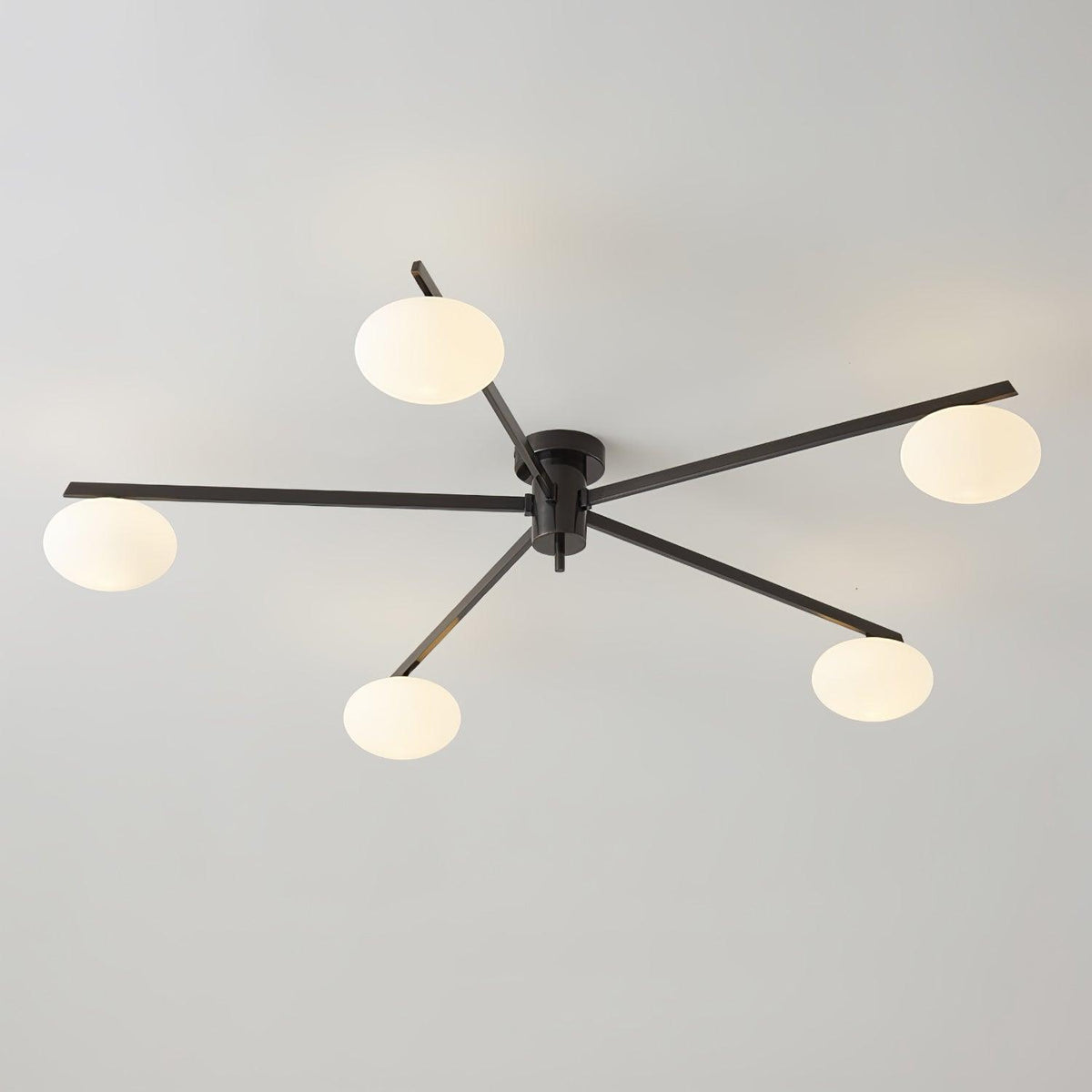 Jatolel Modern Glass Black Ceiling Light