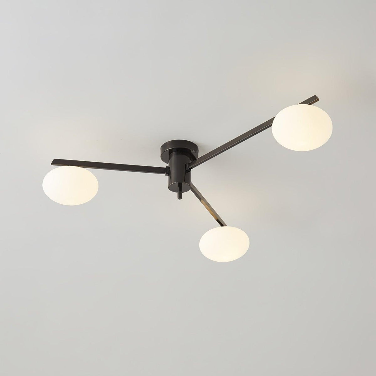 Jatolel Modern Glass Black Ceiling Light