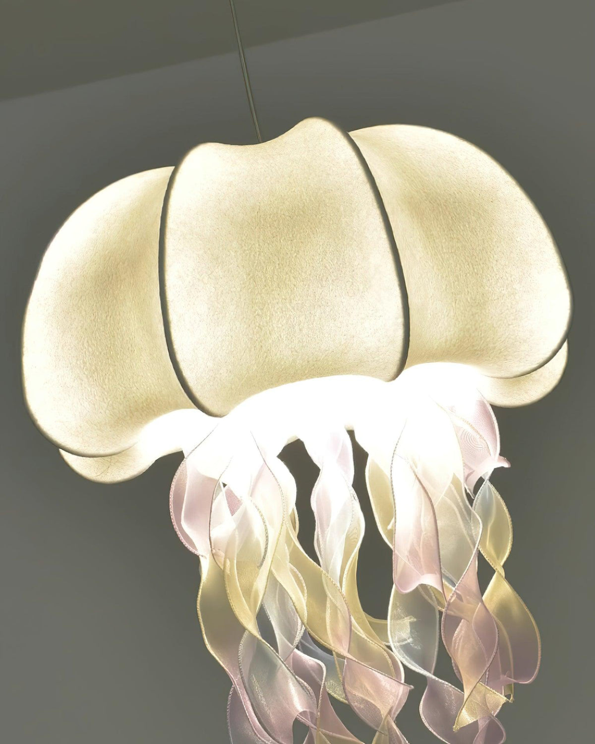 Avena Pendant Light with Iridescent Ribbons