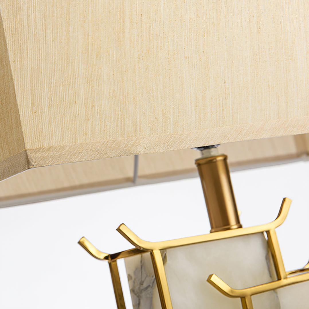 Nysilor Rectangular Glass Table Lamp