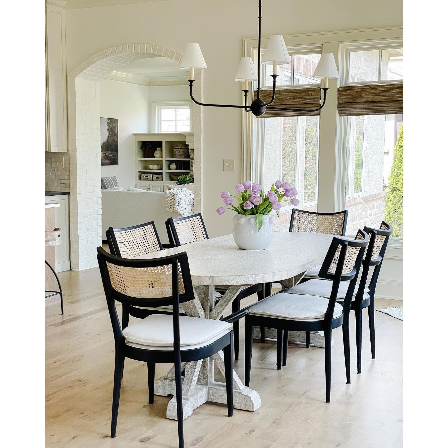 Arthaila Vintage Industrial Grande Fabric Chandelier