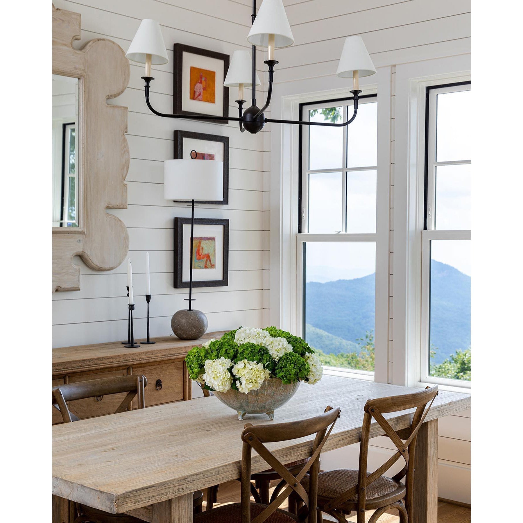 Arthaila Vintage Industrial Grande Fabric Chandelier