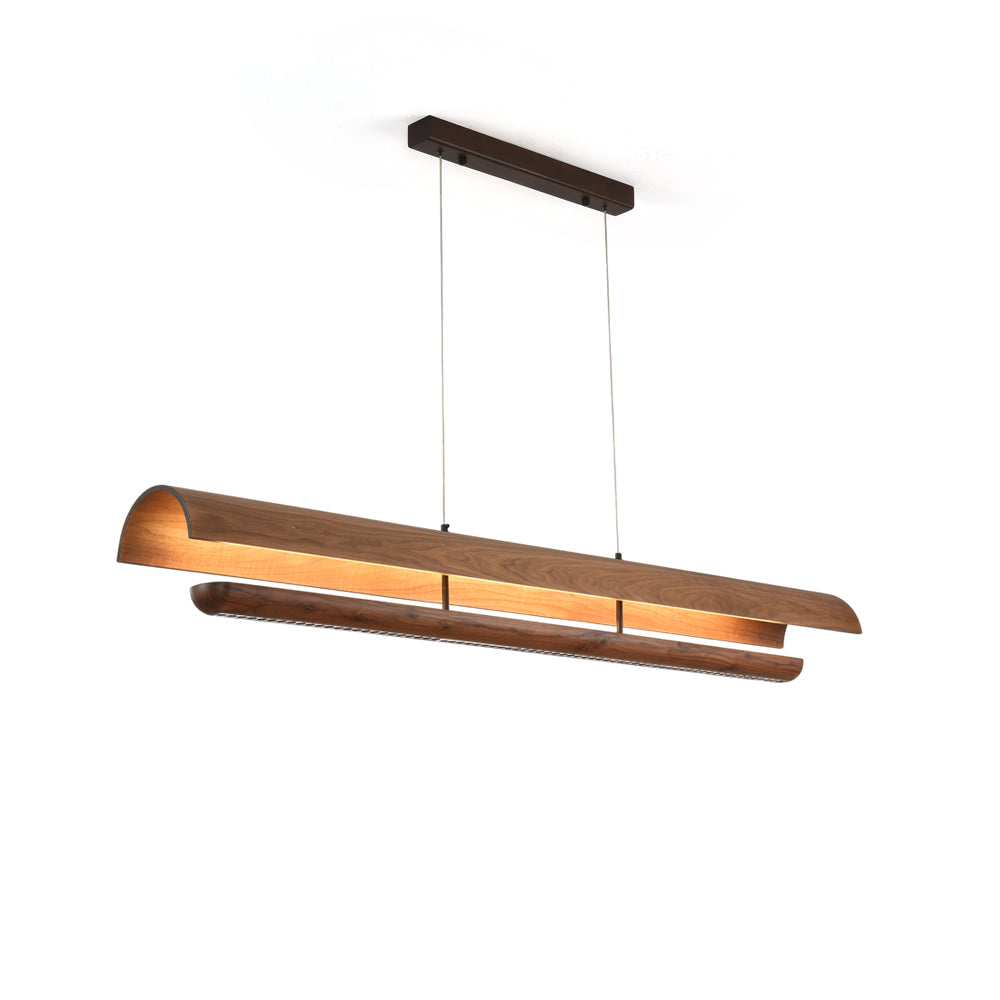 Rinireon wood Linear Chandelier