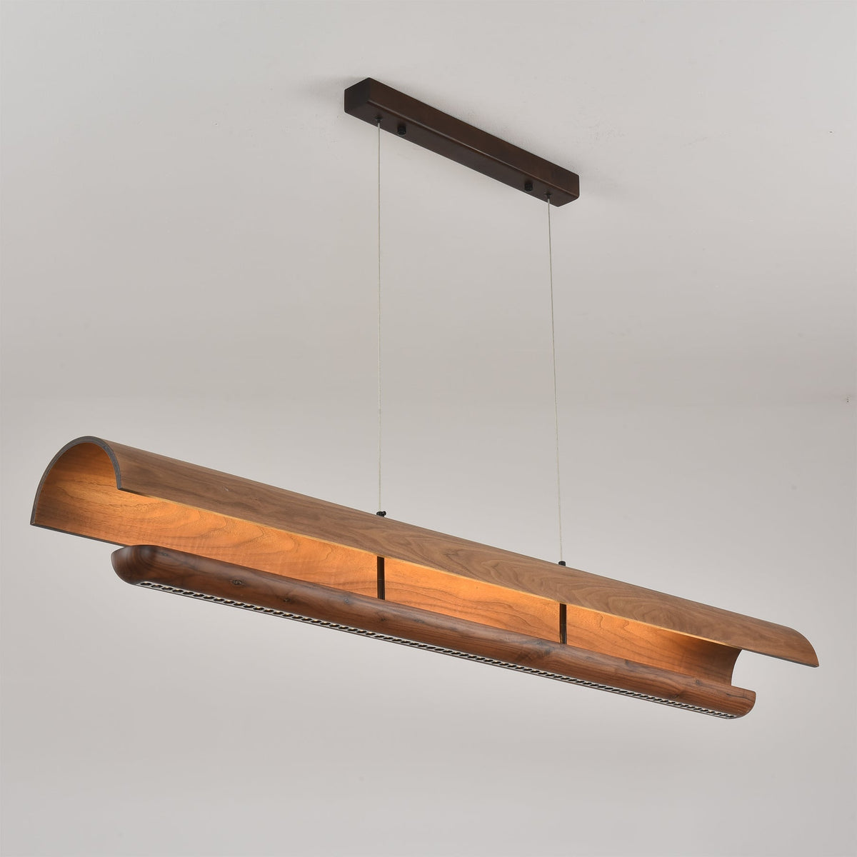 Rinireon wood Linear Chandelier