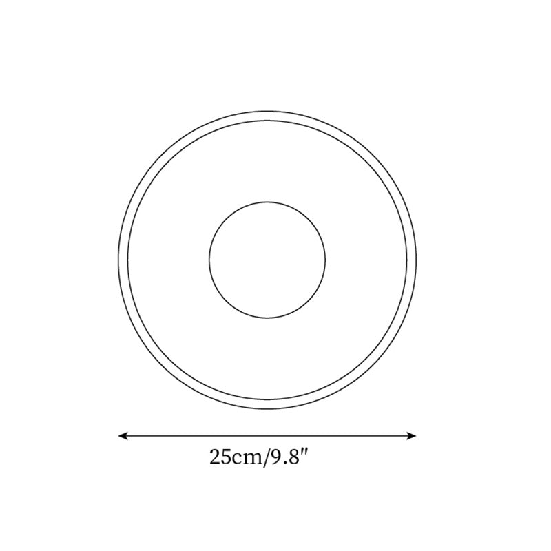 Norvian Wall Lamp Round Travertine Minimalist