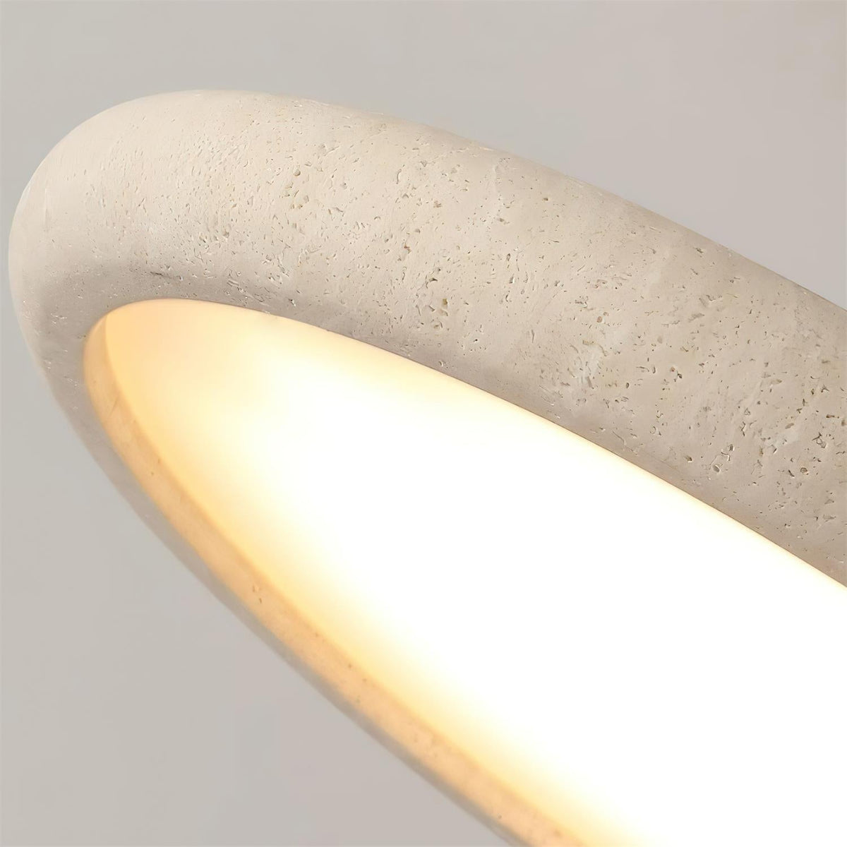 Luvia Ceiling Light Semi Flush Travertine