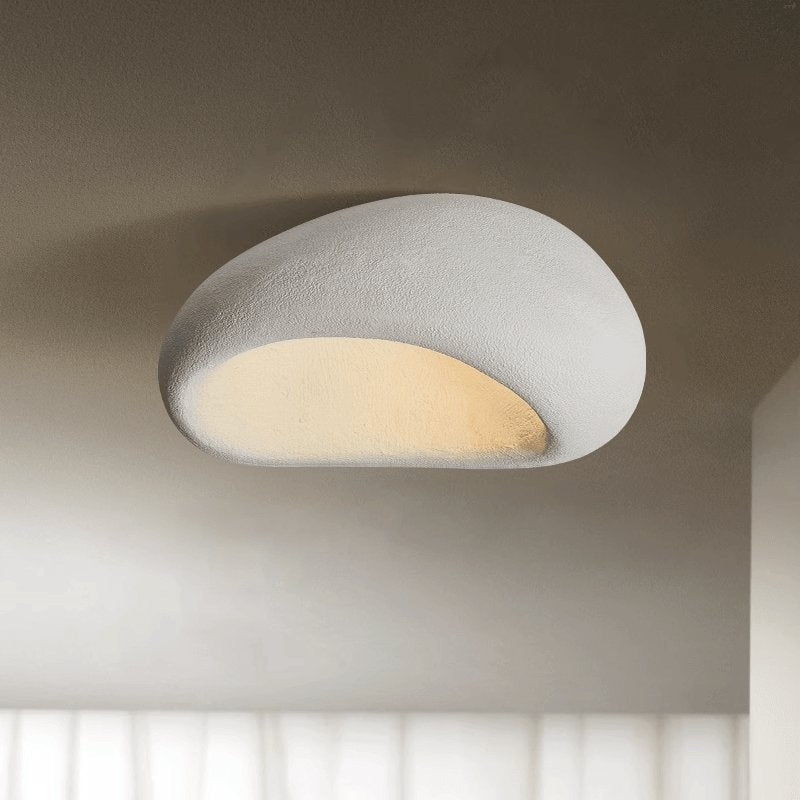 Rivenira Ceiling Lamp with Japanese Wabi-Sabi Moon