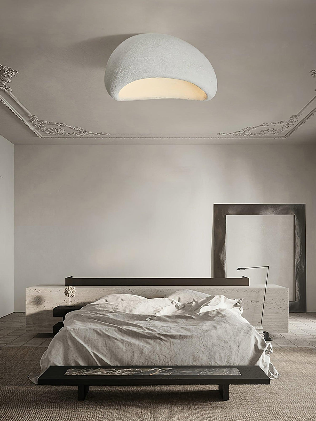 Rivenira Ceiling Lamp with Japanese Wabi-Sabi Moon
