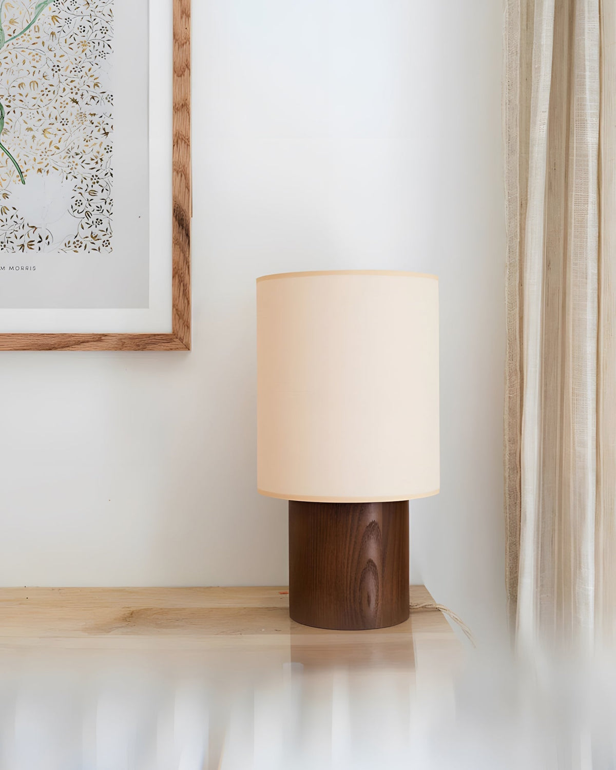Alderielle Oak Table Lamp