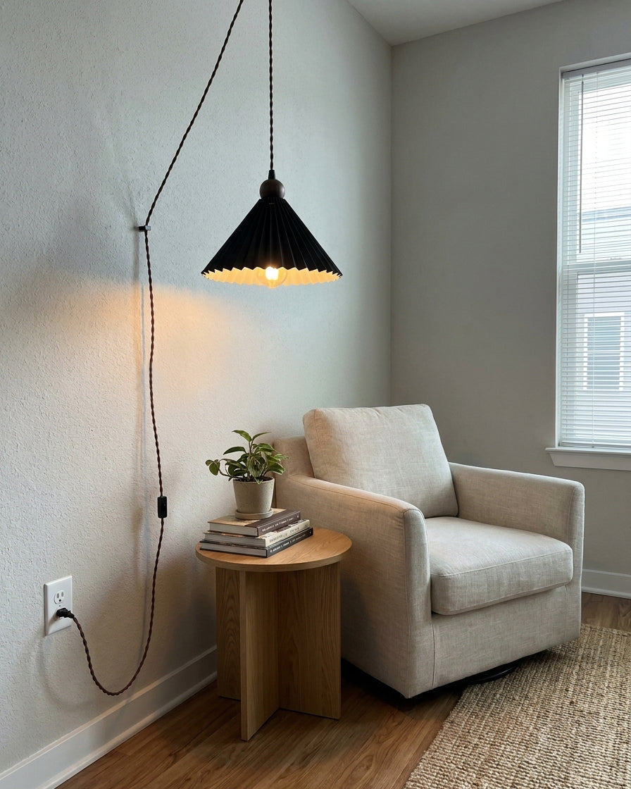 Viola Ceramics Plug In Pendant Light