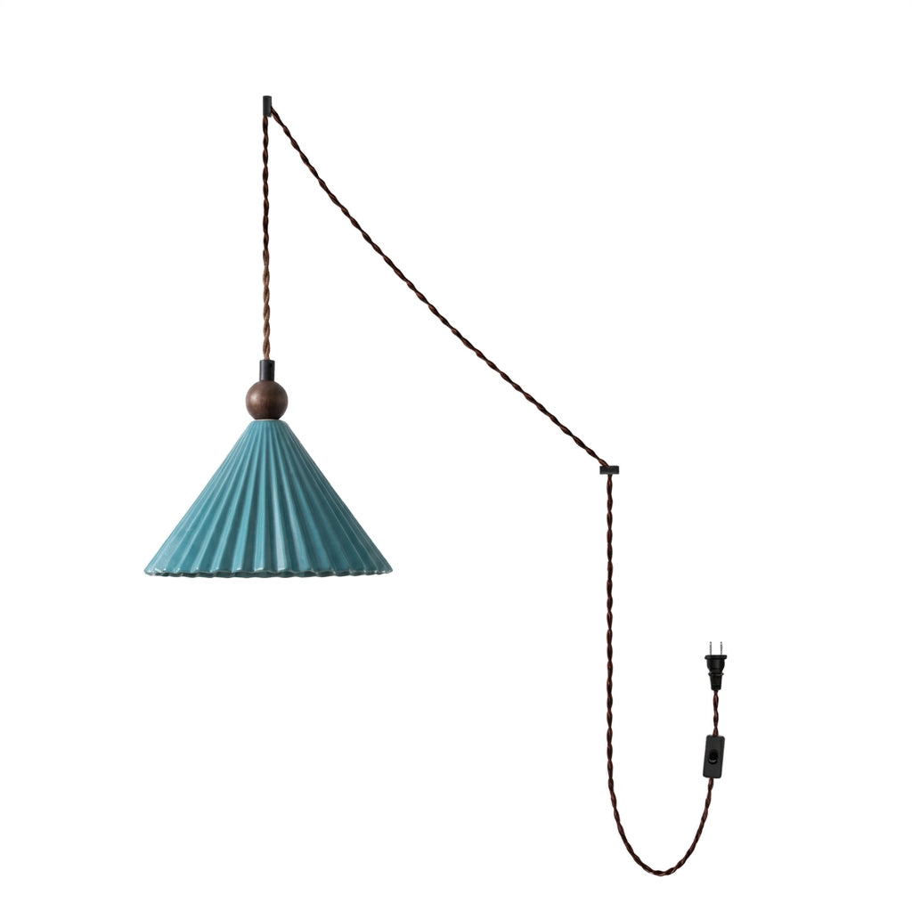 Viola Ceramics Plug In Pendant Light