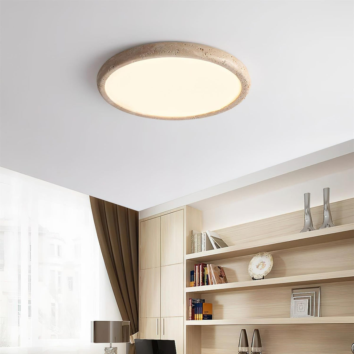 Ciro Travertine Ceiling Light