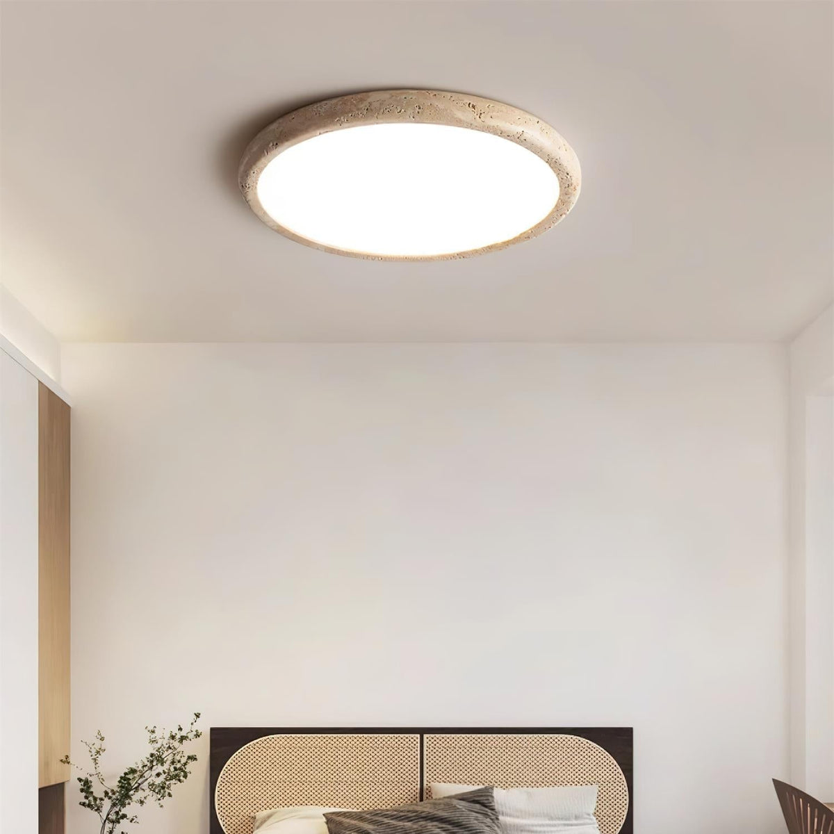 Ciro Travertine Ceiling Light