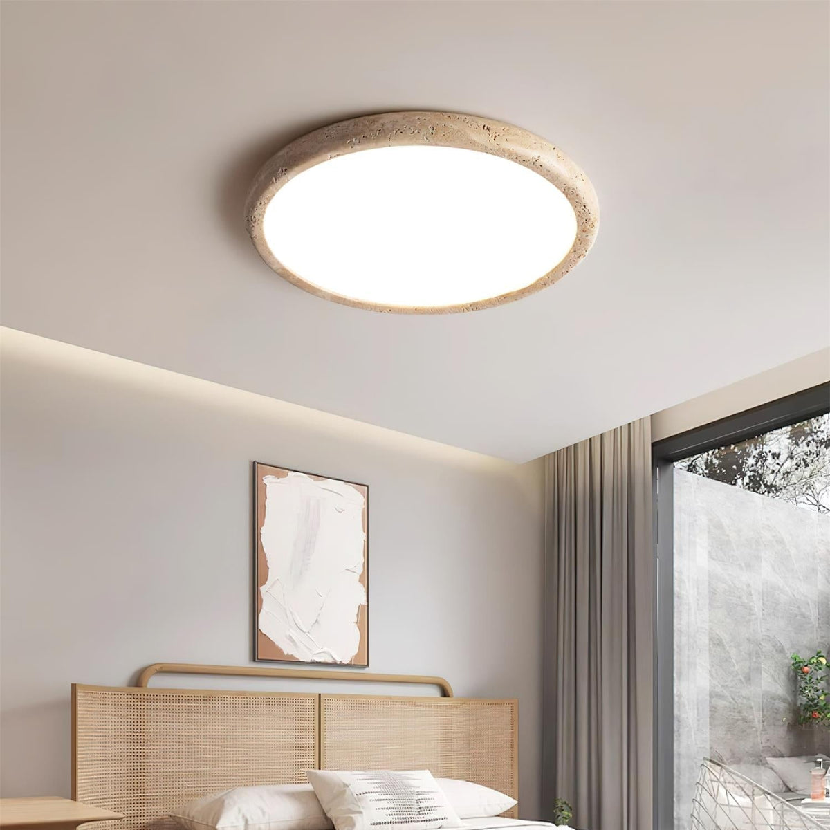 Ciro Travertine Ceiling Light