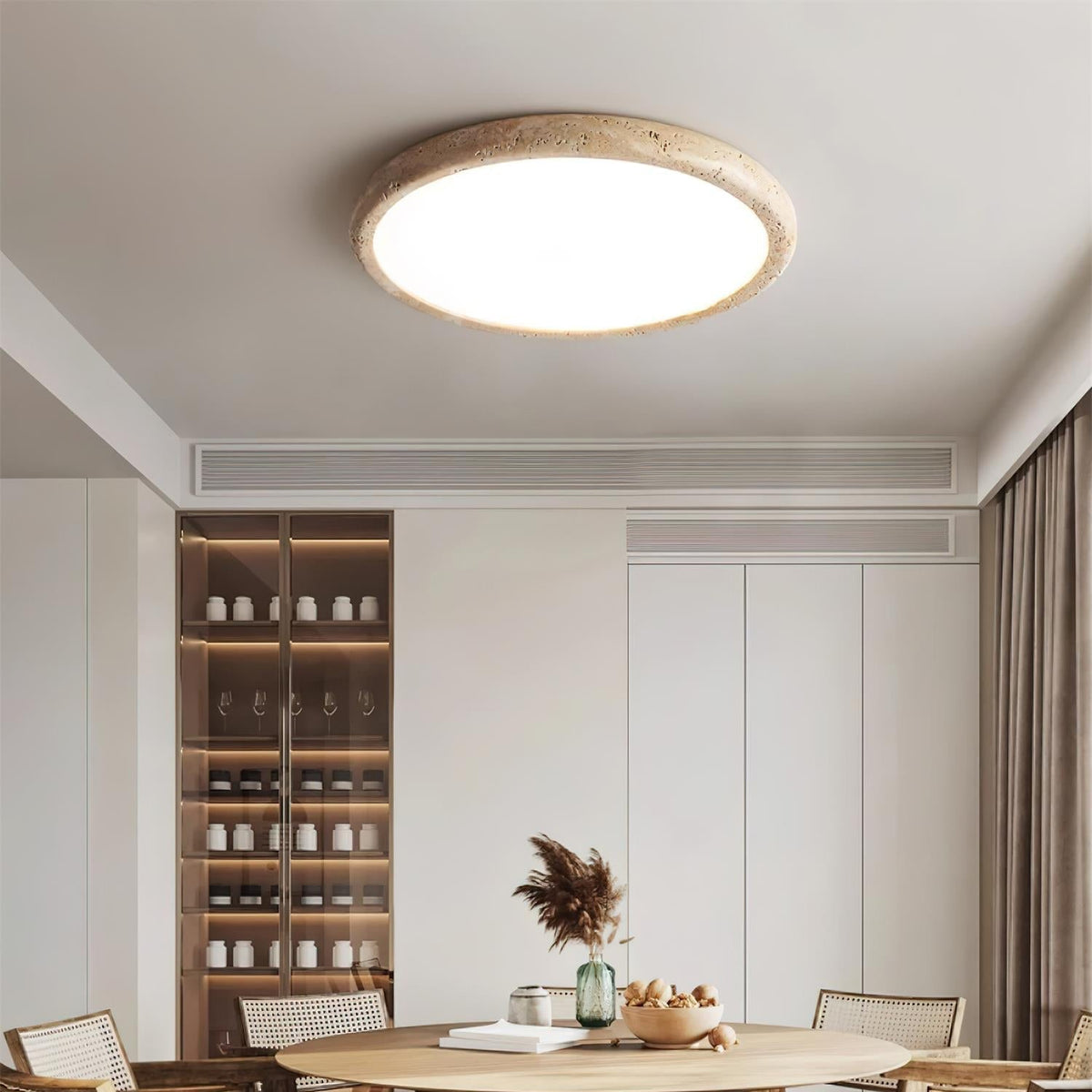 Ciro Travertine Ceiling Light