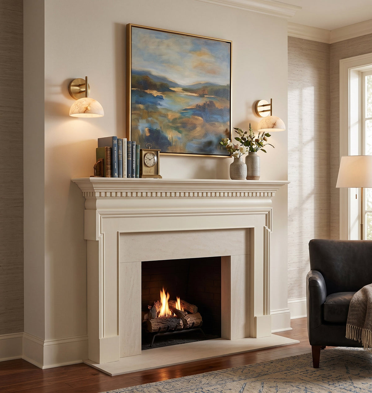 Kona Alabaster Wall Sconce