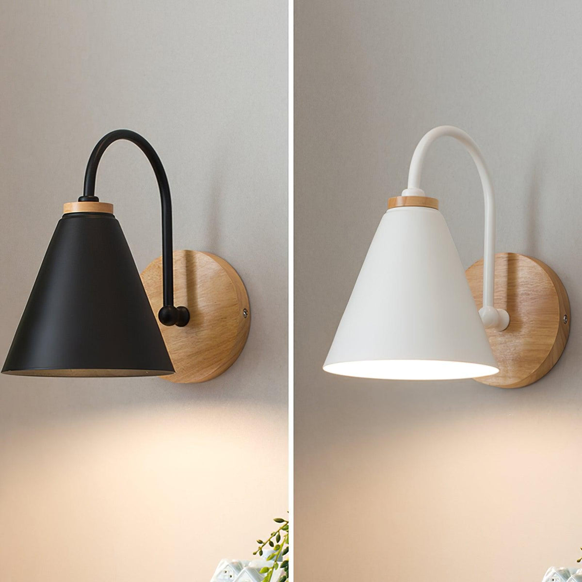 Ravegor Nordic Wood Wall Lamp