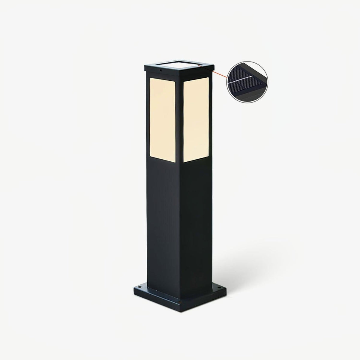 Saponed Bollard Solar Outdoor Light