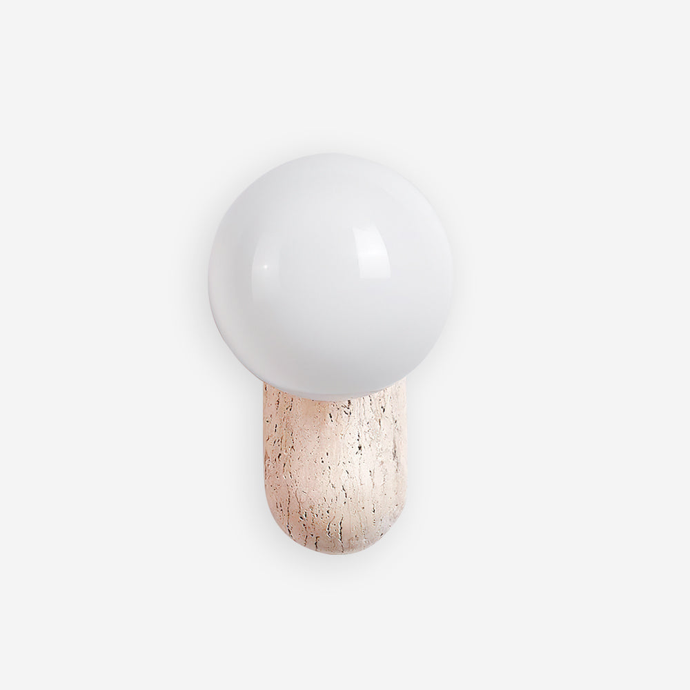 Tavelaria Wall Lamp Travertine Organic Serenity