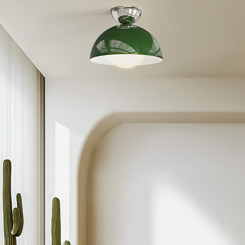 Horogar Simple Modern LED Flush Mount Ceiling Light Metal Balcony