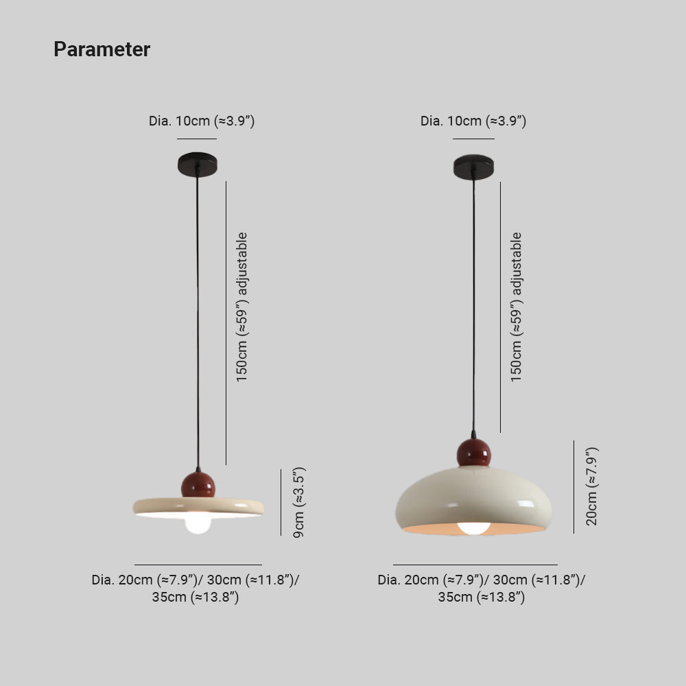 Bigulid Modern Decorative LED Pendant Light Pink Metal Living Room
