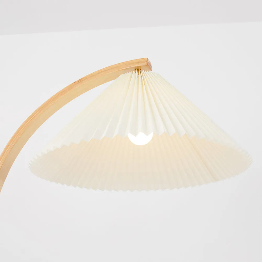 Punubak Unique LED Floor Lamp, Wood/Metal, Living Room
