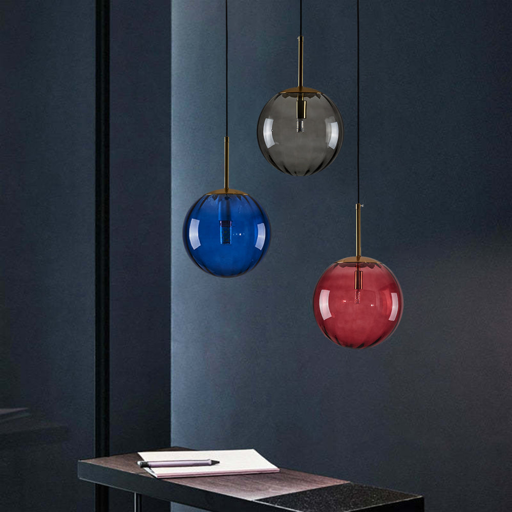 Elsyn Pendant Light Globe Glass Modern-Neutral Decor