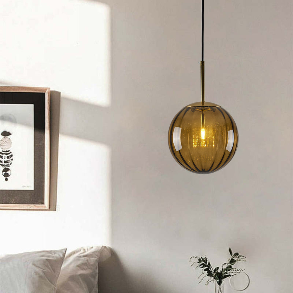 Elsyn Pendant Light Globe Glass Modern-Neutral Decor