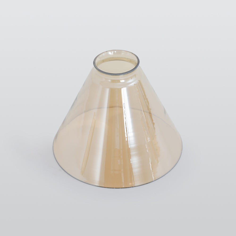 Teni Industrial Glass Pendant Light Clear/Amber/Smoke Grey-Neutral Decor