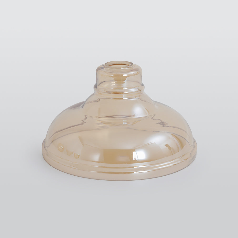Teni Industrial Glass Pendant Light Clear/Amber/Smoke Grey-Neutral Decor