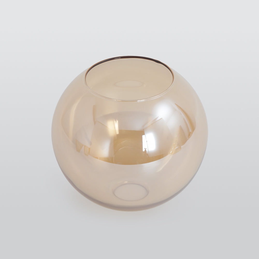 Teni Industrial Glass Pendant Light Clear/Amber/Smoke Grey-Neutral Decor