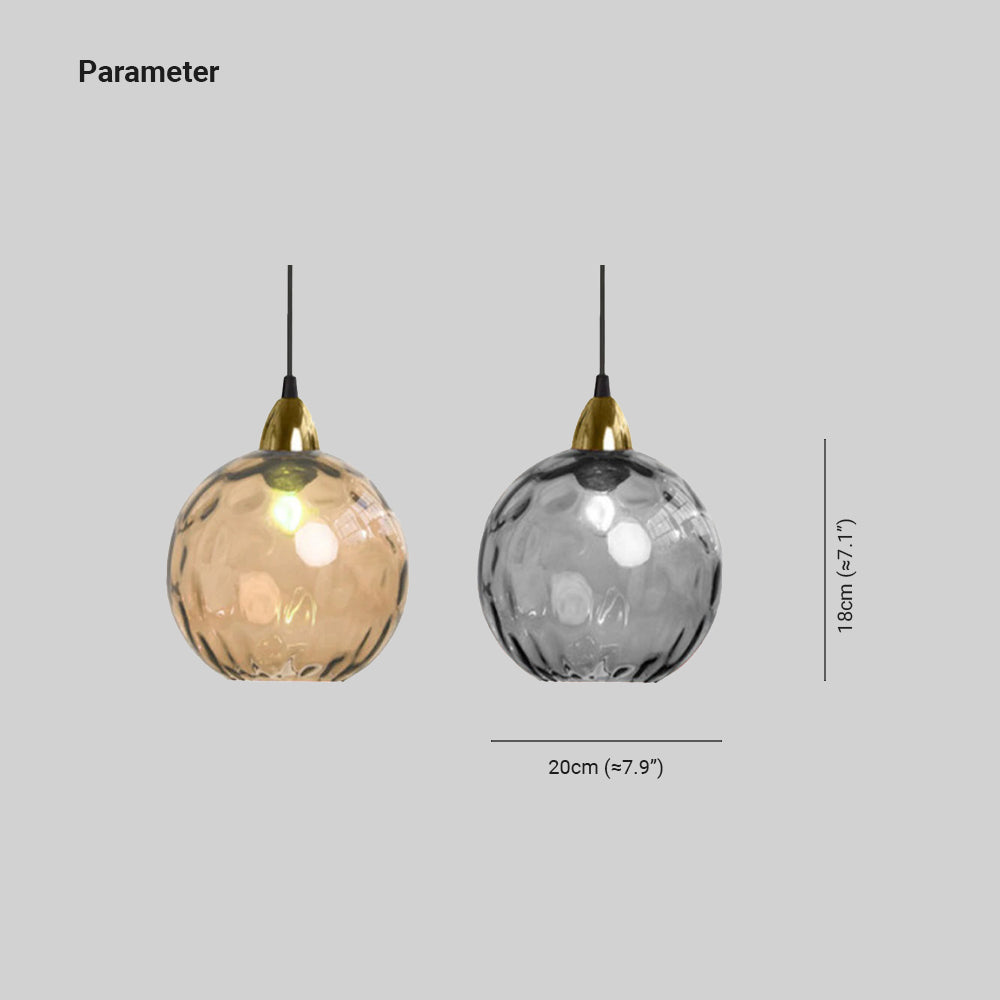 Avo Ripple Glass Pendant Lights-Neutral Decor