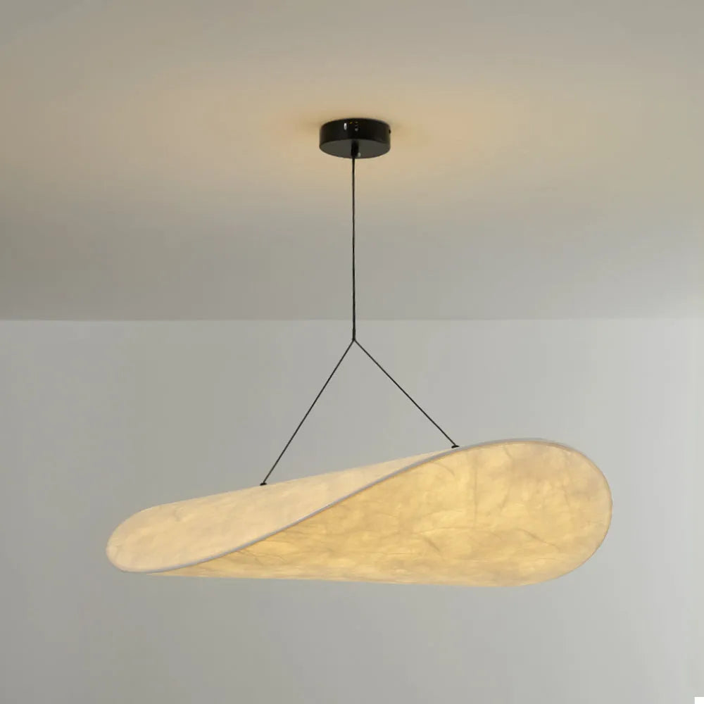 Subekode Vintage Art Deco Pendant Light Metal Silk White Living Room/Hall/Art Gallery